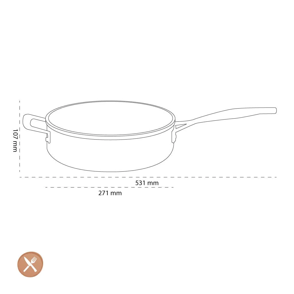 2025 Le Creuset - Stoofpan met extra handgreep 26 cm 3,8 l