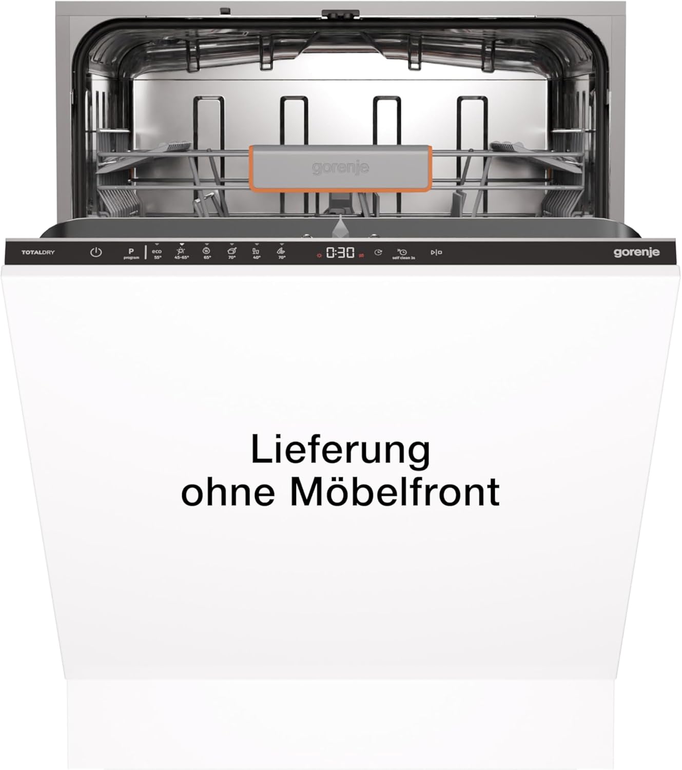 Gorenje GV663A66 Geschirrspüler/Einbaugerät FRONT NICHT ENTHALTEN/Made in EU/60 breite/16 Maßgedecke/8 Programme/TotalDry/Nachtprogramm/Status LED Licht/EEK: A-10%/Einbaumaße (HxBxT): 82 x 60 x 55,5cm