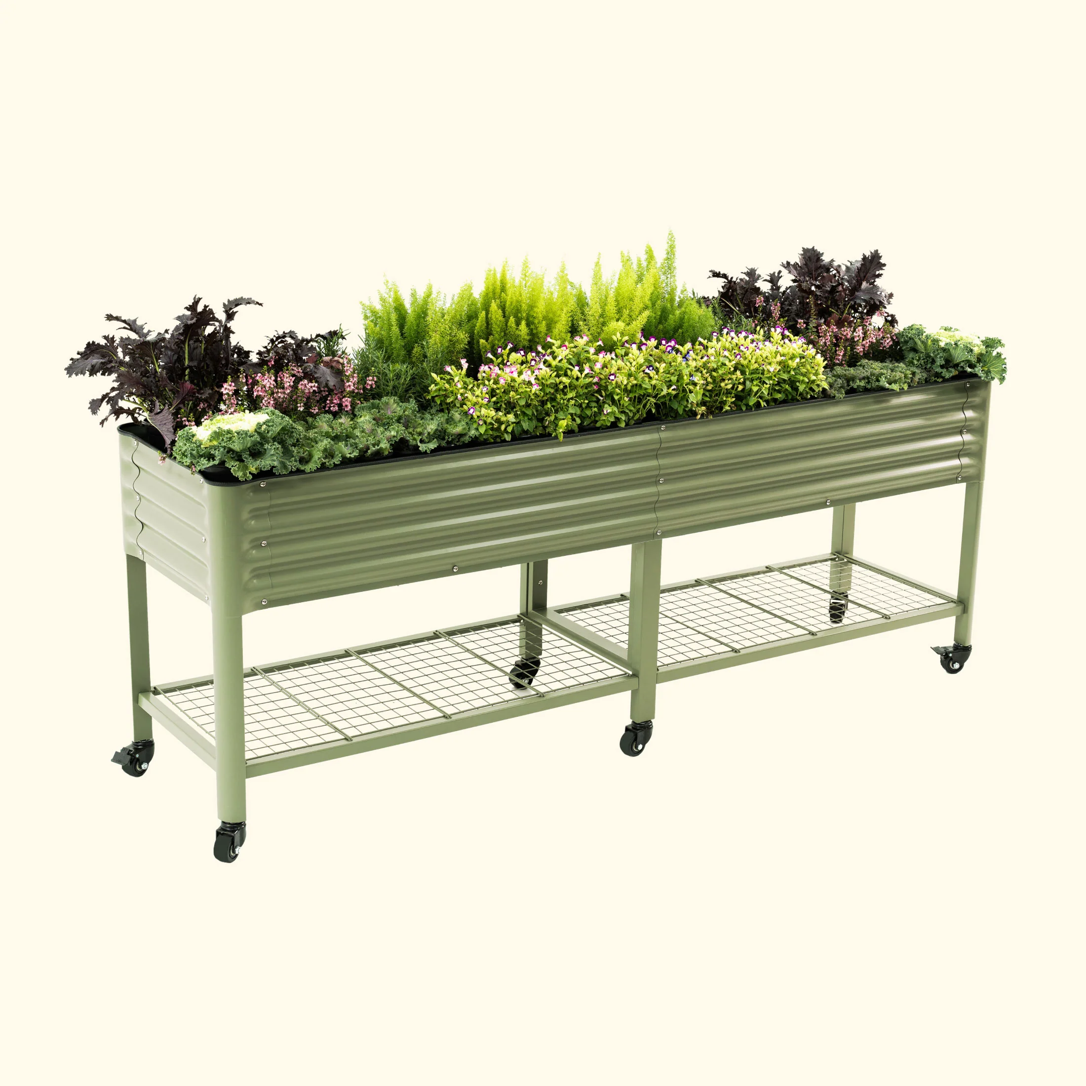 Verhoogde tuinbak �C V-serie 2' x 8'