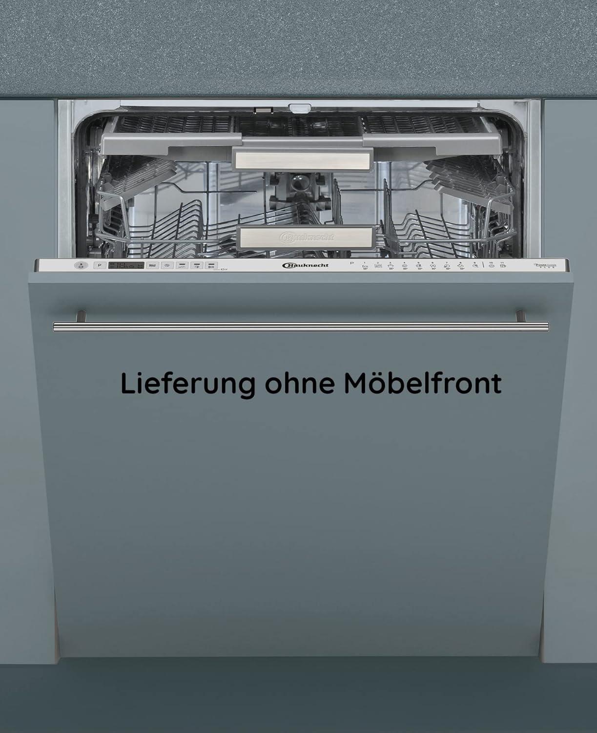 Bauknecht BUO 3O41 PLT X Unterbau-Geschirrspüler 60 cm /14 Maßgedecke /10 Standardprogramme und 1 Sensorprogramm/PowerClean/ActiveDry/Besteckschublade/Vollwasserschutz