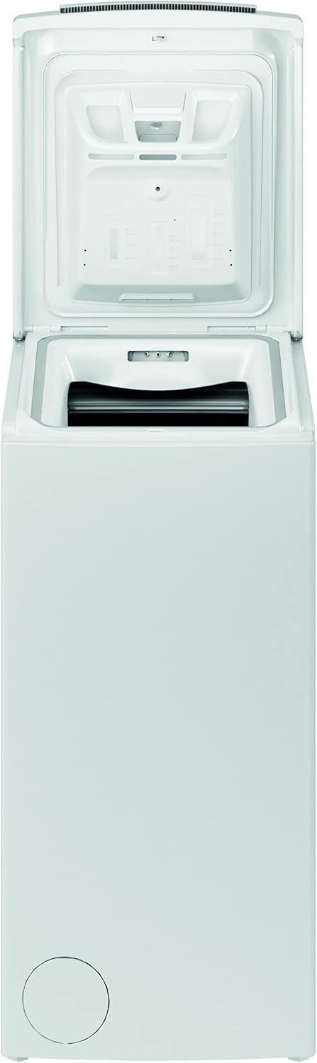 Bauknecht WMT Pro Eco 6ZB Toplader-Waschmaschine / 6 kg / 1200 UpM/Antiflecken-Programm/FreshFinish/ZEN Technology/Startzeitvorwahl/SoftOpening/Kurz 30'/ 15° Green& Clean