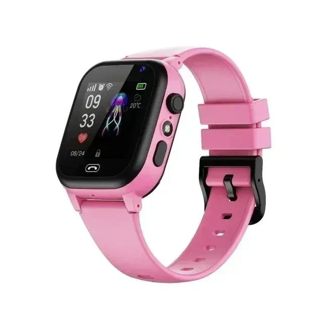 4G Kinder GPS Smartwatch mit Videoanrufen, SOS & Lernspielen