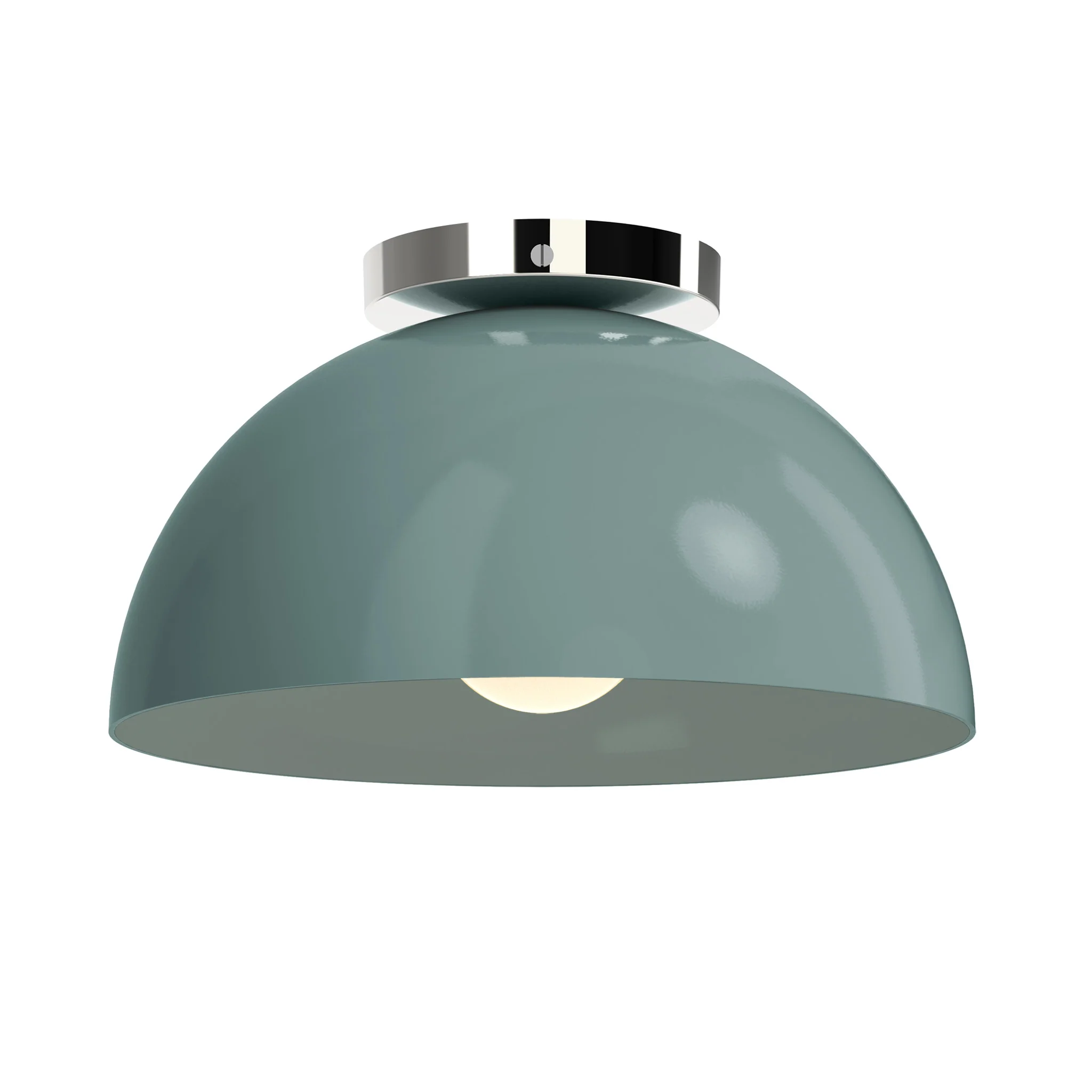 Color Hemi Flush Mount 12