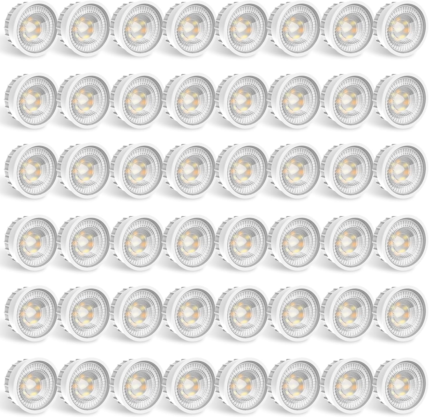 ALUSSO LED Modul Ultra Flach ø50x25mm für Einbaustrahler, 6W 540lm 230V, 3CCT Warmweiß Naturalweiß Kaltweiß Dimmbar, Ersetzt GU10 MR16 Leuchtmittel, IP44 Wasserdicht, 48er