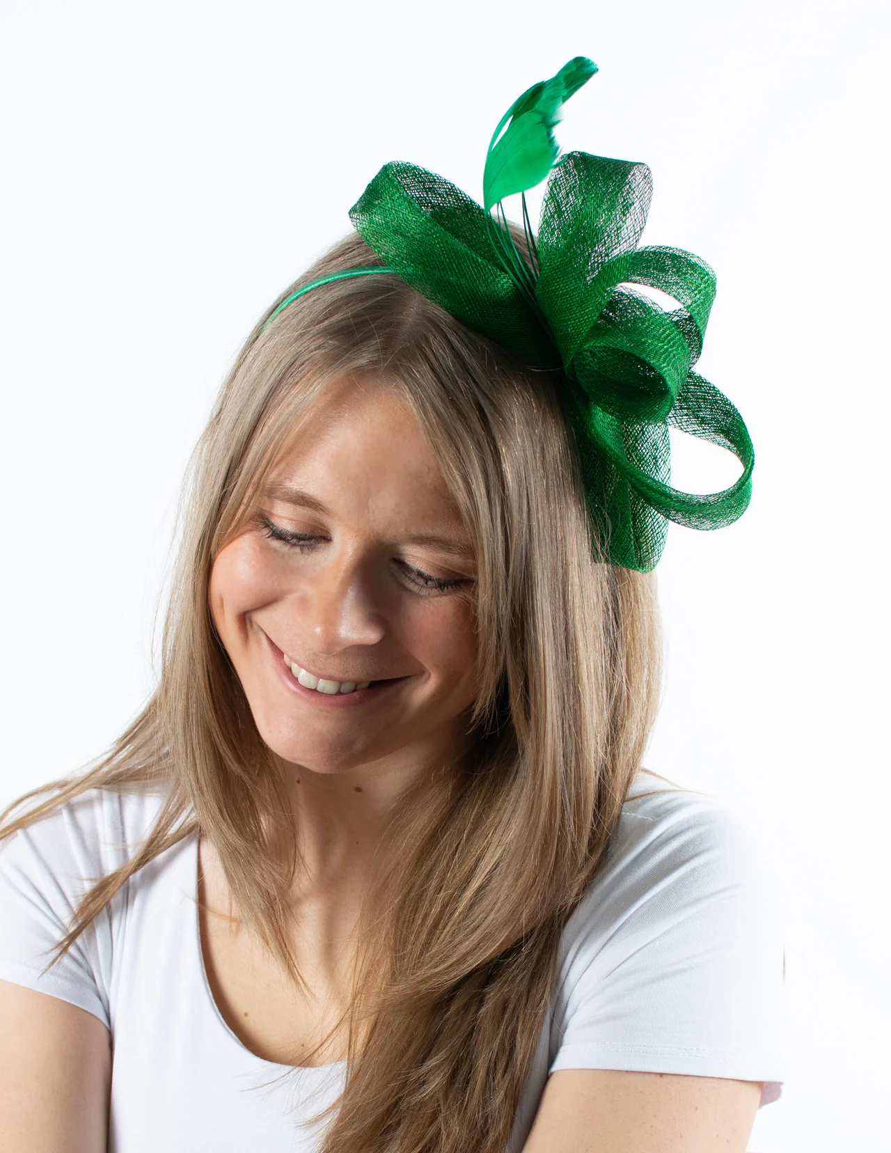Fascinator | Feather Loop | Green