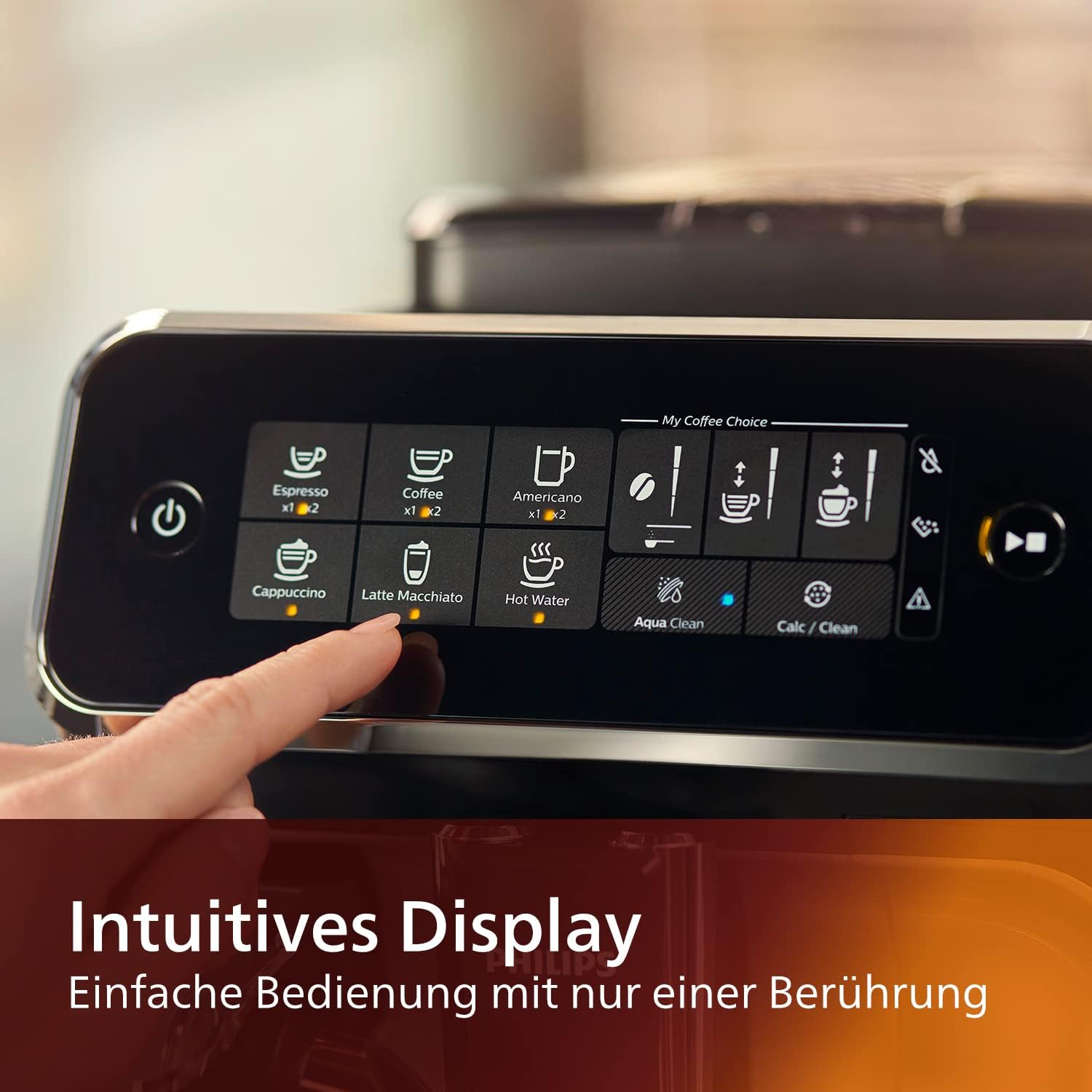 Philips Domestic Appliances 2200 Serie EP2231/40 Kaffeevollautomat, 3 Kaffeespezialitäten (LatteGo Milchsystem) 1500 Watt, 1.8 Liter, 37.1 x 24.6 x 43.4 cm, Klavierlack-schwarz