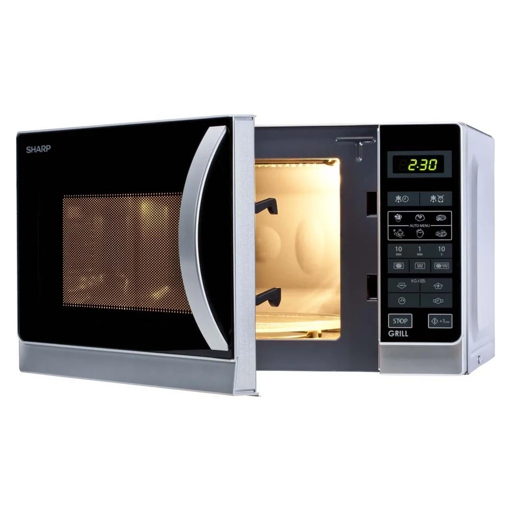 Sharp R-642 INW Magnetron 2-in-1 �C 20 L Zilver