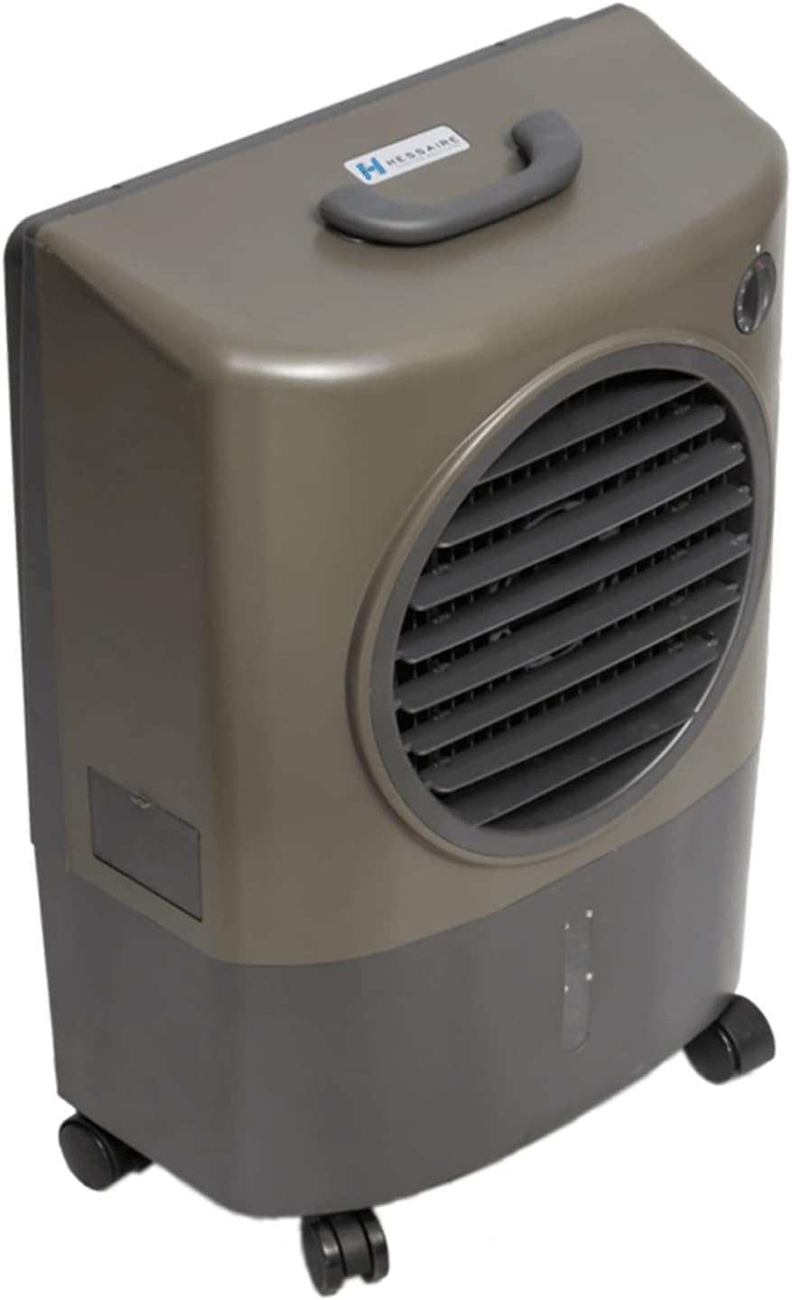 Hessaire MC18V Tragbarer Verdunstungskühler, grün, 1300 CFM, kühlt 500 m²