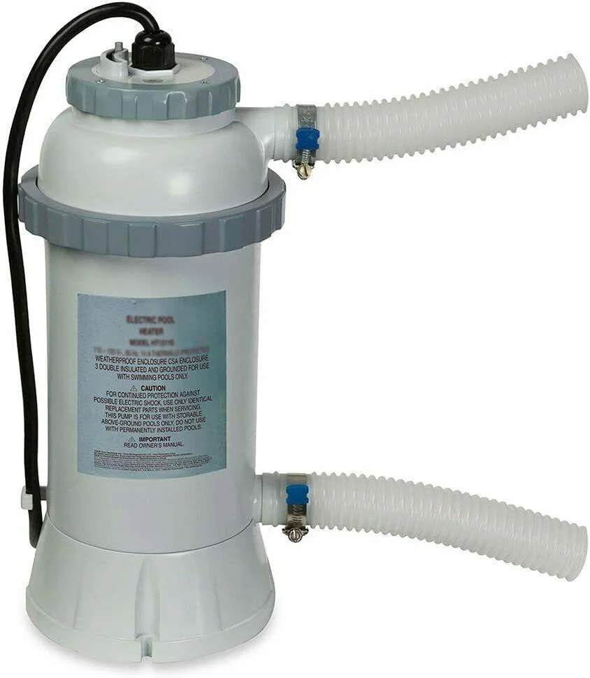 Intex 28684 Electric Pool Heater, 3000W, for Above Ground Pools up to 179 7/8in, Auto Shut-off