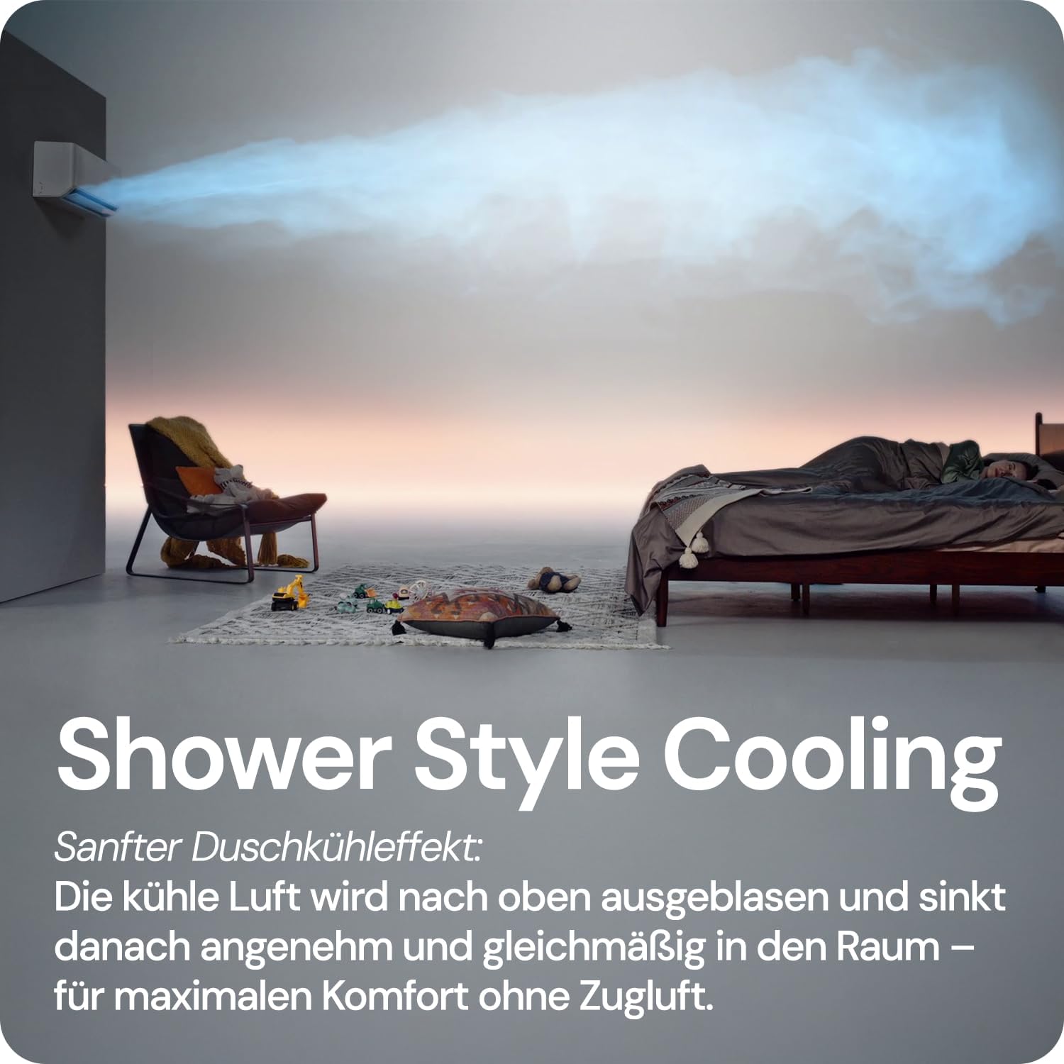 TCL Split Klimaanlage 18000 BTU (5,2 kW) Modell: BreezeIN mit Sprachsteuerung, WIFI für Räume bis 52m²