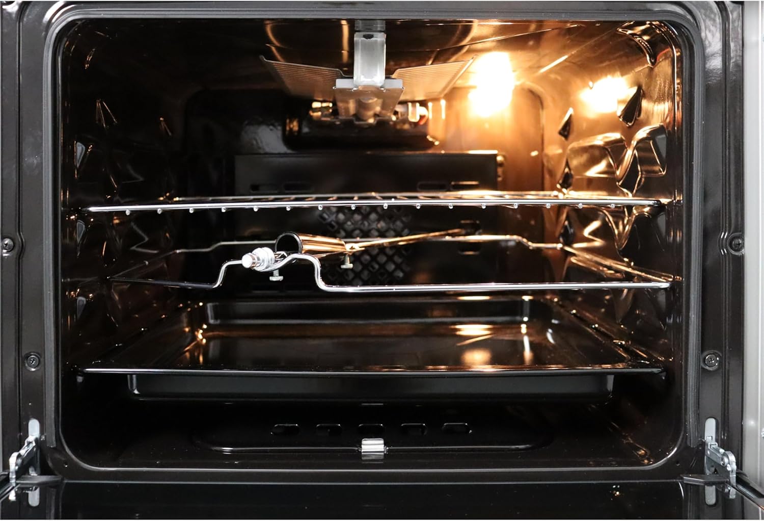 Gasline Gasherd SHGG6060FGIX Edehlstahl 60cm Gasbackofen mit Thermostat und Umluft
