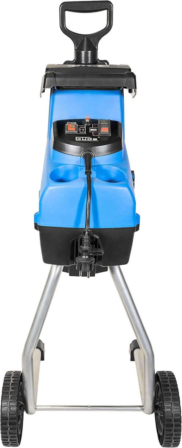 Güde Gartenhäcksler GH 2801 SILENT (2800 W, max. Astdicke 44 mm, geräuschreduzierte Walzentechnik, hoher Materialdurchsatz, Vor- und Rücklauffunktion, Überlastschalter, 30 l Fangsack, Zuführstock)