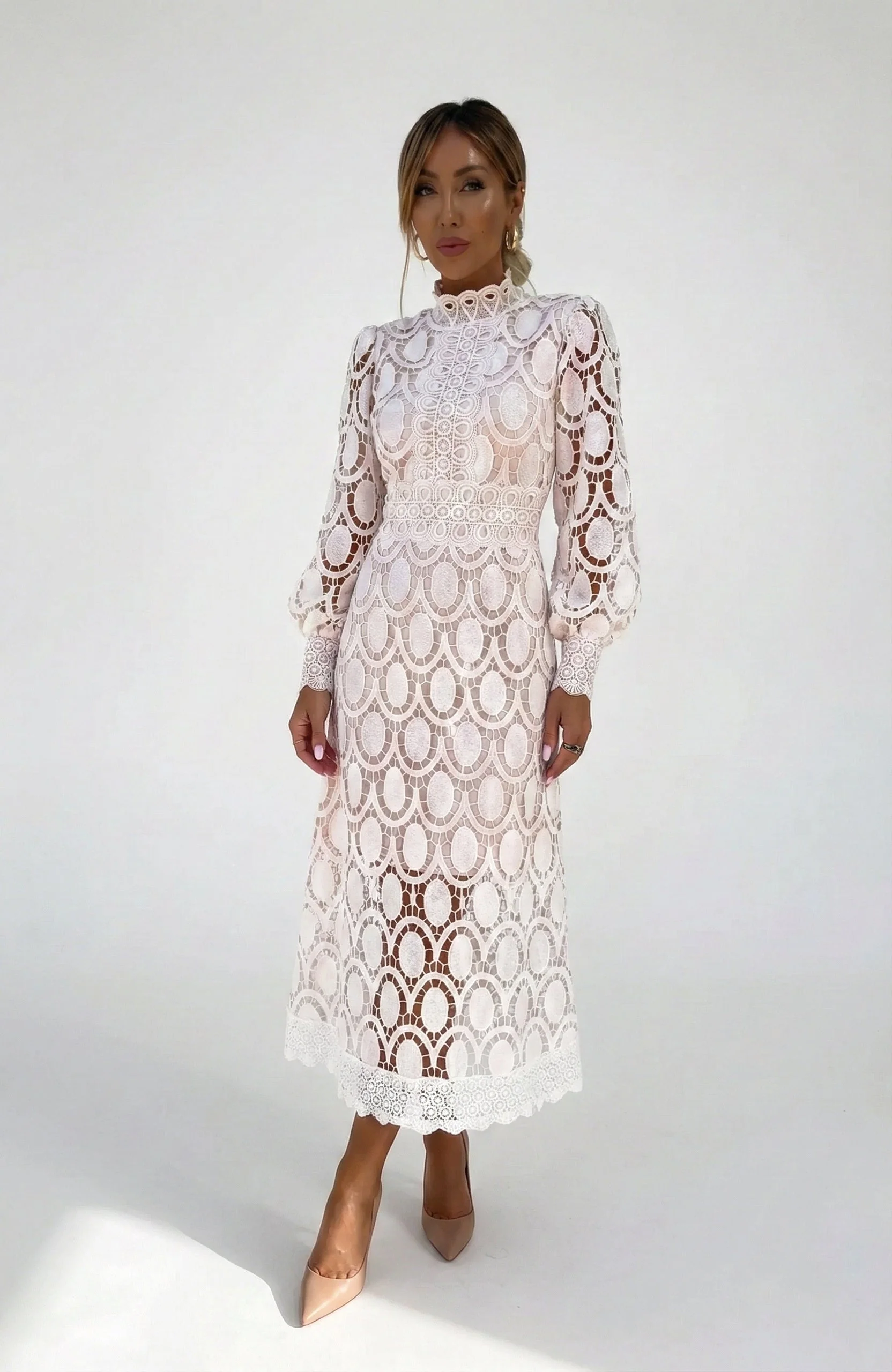 Elegantes Midi-Kleid f��r festliche Anl?sse