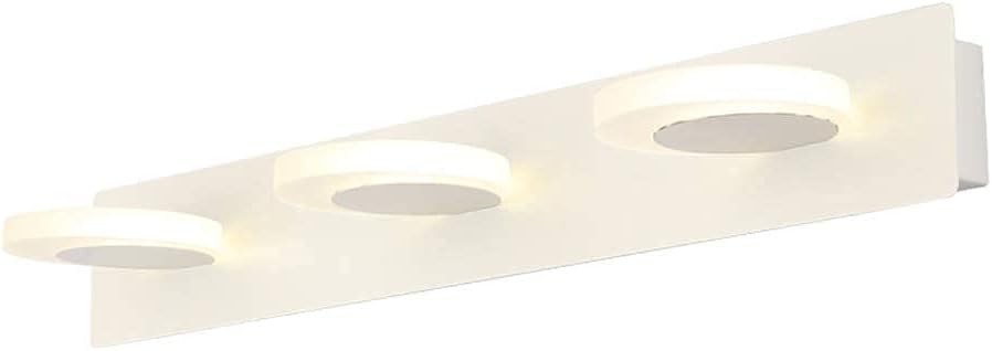 3 Köpfe Führte Spiegel Vorderseite Licht Bad Wandlampe Make-Up Lichter Für Umkleidetisch, Warm Weiß