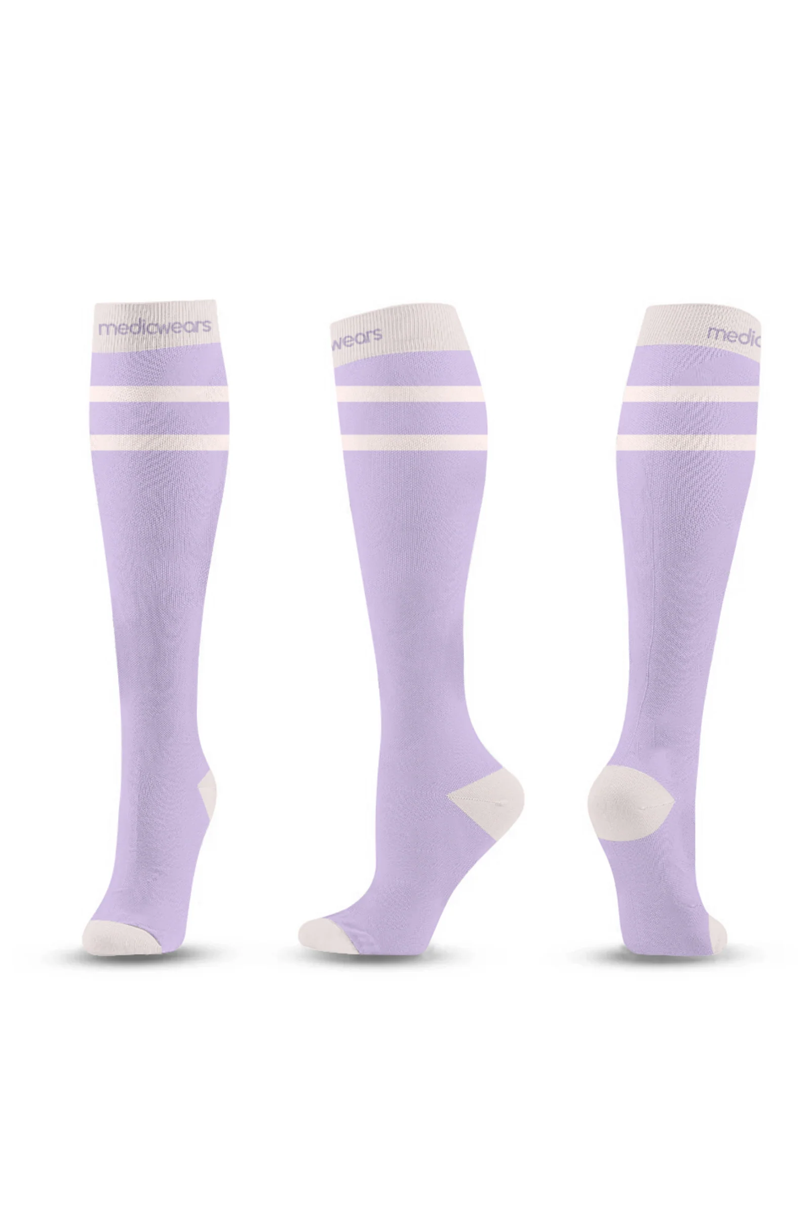 Pastel Purple Compression Socks