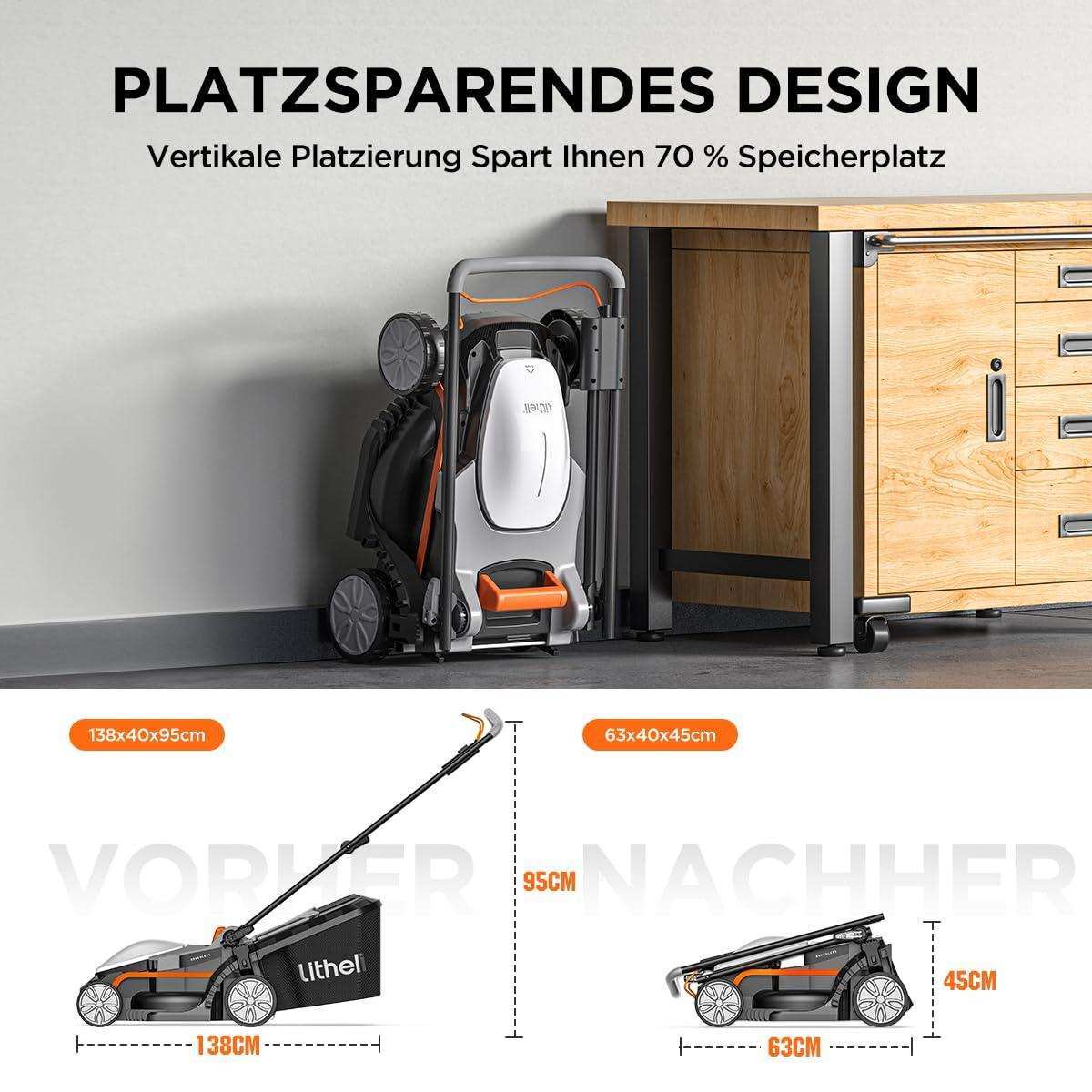 2025 Handy+ 20V U20 4,0 Ah SE Draadloze Grasmaaier (Zonder accu)