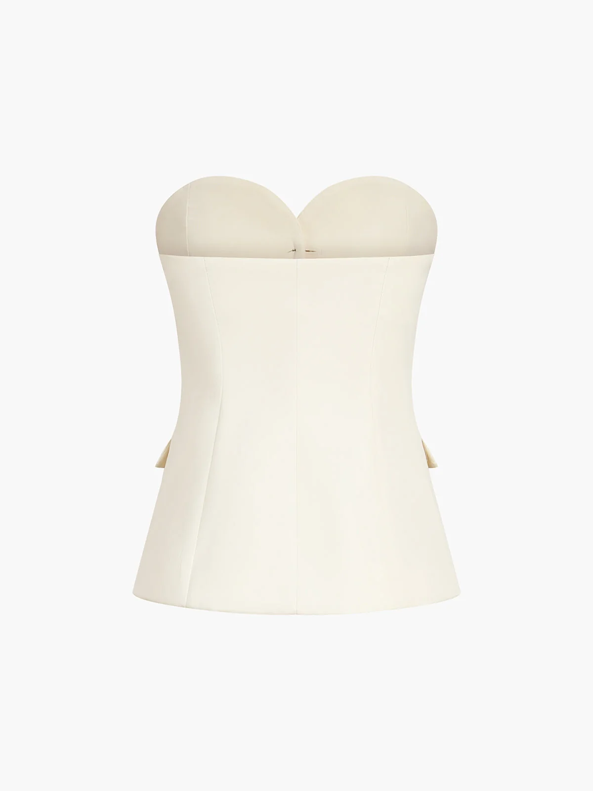 Einfarbiges Set aus Top und weiter Hose