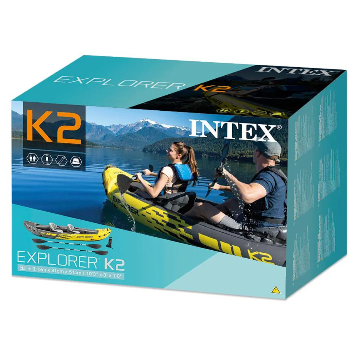 Intex Opblaasbare Explorer K2 Kajak