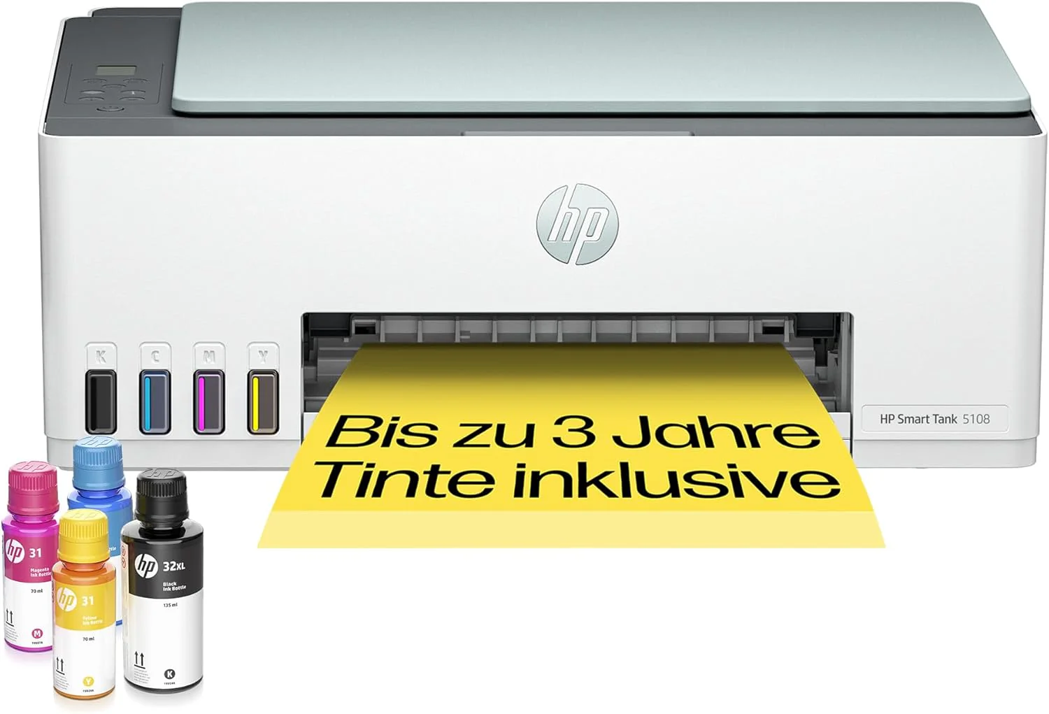 HP Smart Tank 7605 4-in-1 multifunctionele printer (wifi; duplex; ADF) �C 3 jaar inkt inbegrepen, 3 jaar garantie, grote inkttank, groot bereik, afdrukken van hoge kwaliteit