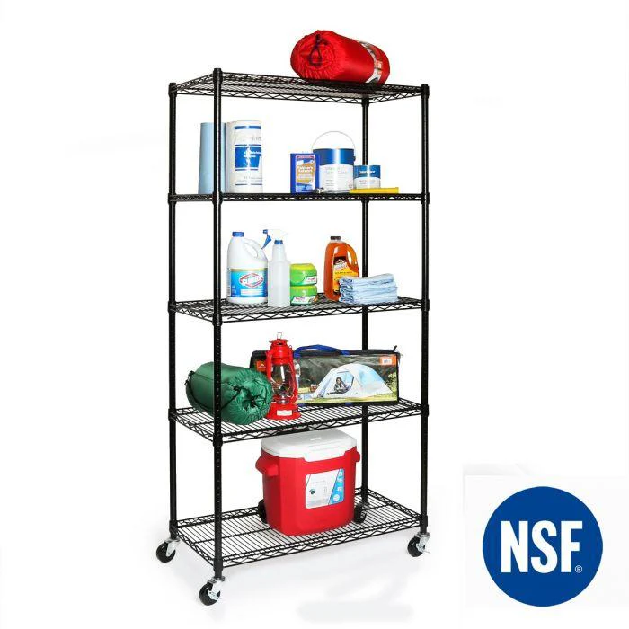 2025 UltraDurable? 5-laags NSF-stalen rek
