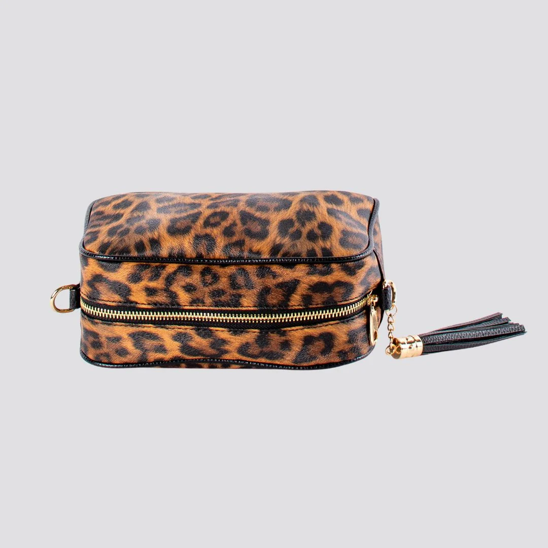 Briony Crossbody Bag Leopard Print | Brown