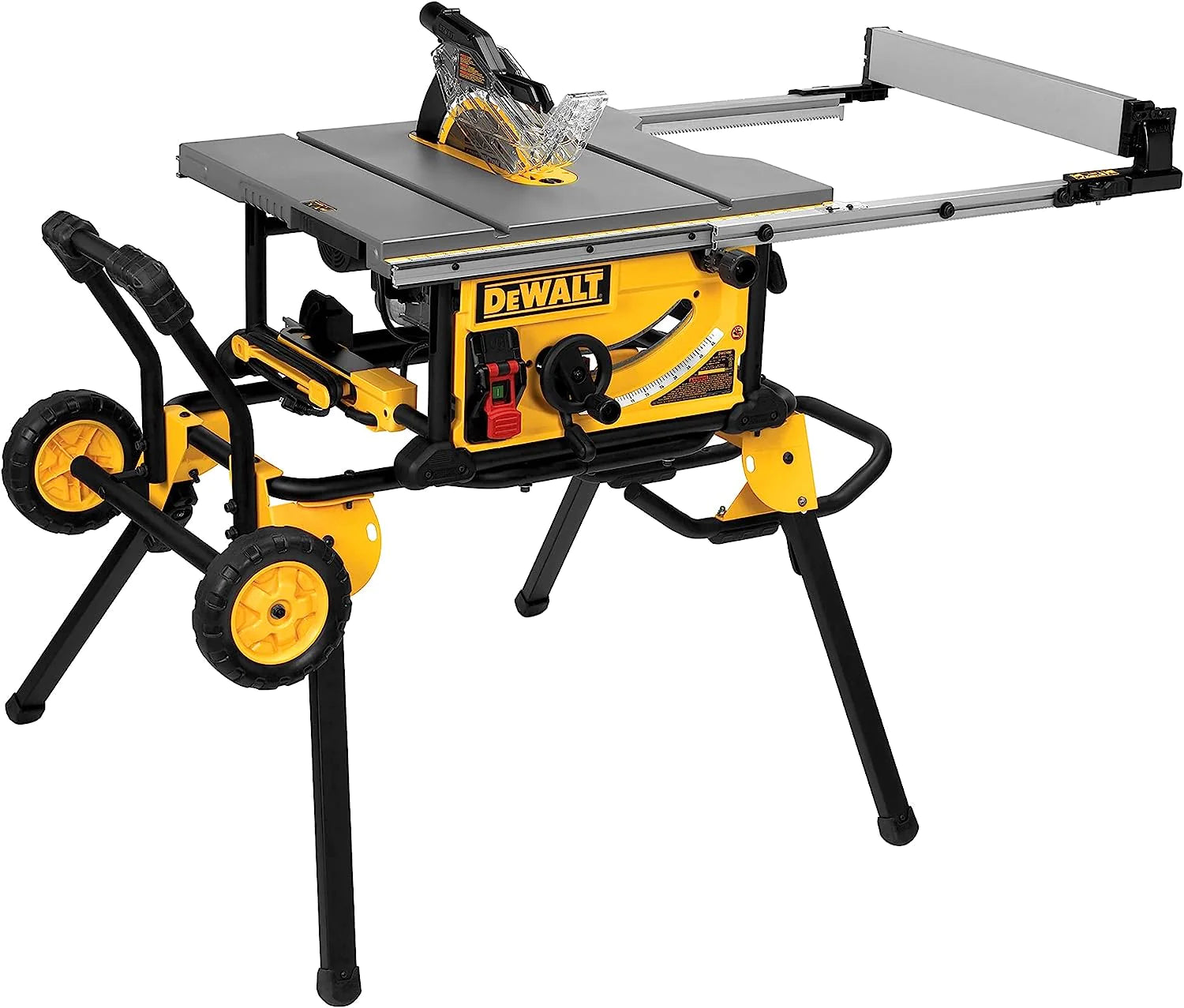 2025 DEWALT 10 Inch Tafelzaag, Snijcapaciteit van 32-1/2 Inch, 15 Amp??re Motor, met Rollensteun