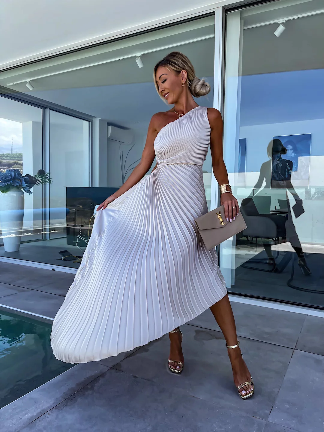 Elegantes Midi-Kleid Audrine �C Modern & Raffiniert