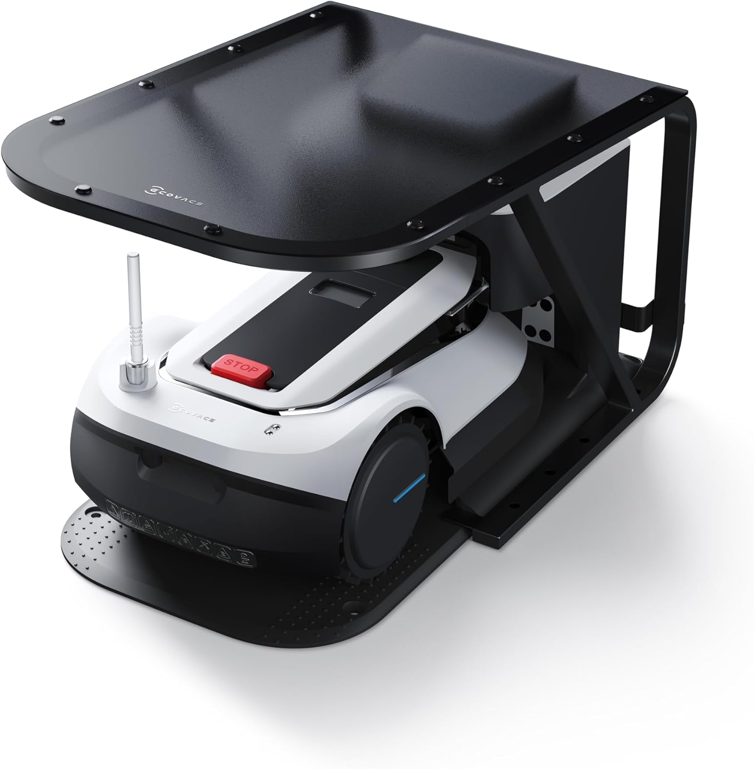ECOVACS GOAT G1-800 Mhroboter ohne Begrenzungskabel 800㎡, Rasenmher Roboter mit TrueMapping-Multifusionslokalisierung,   Hindernisvermeidung, 16-Zonen-Management, 45% Steigung, Videomanager