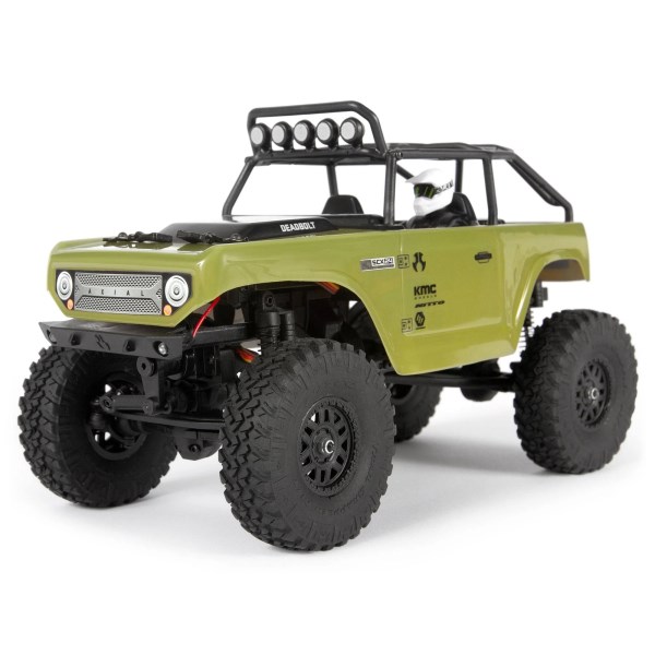 Axial Scx24 Deadbolt 1/24th Scale Elec 4WD – RTR, Green