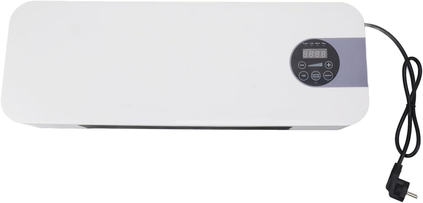 Shanrya Klimaanlagenheizung, Wandmontage, Hohe Leistung, EU, 220 V, Geräuscharm, Breite Abdeckung, Multifunktionale Kleine Klimaanlage für Schlafzimmer