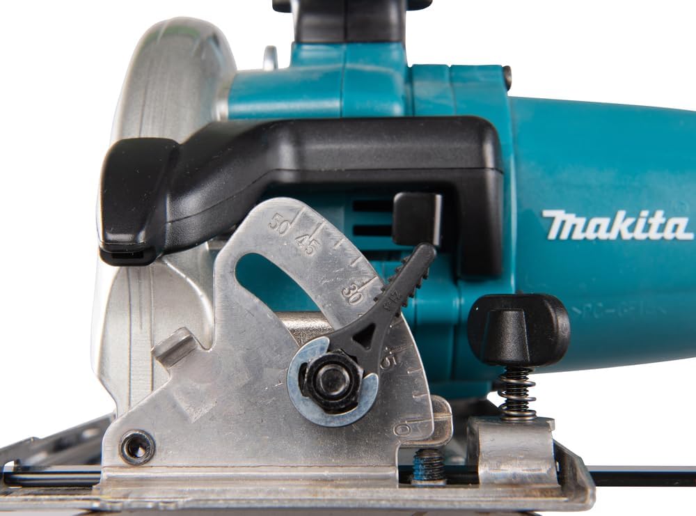 Makita Akku-Handkreissäge 51 mm, (18 V/5 Ah, 2 Akkus und Ladegerät im Makpac), DSS501RTJ, Schwarz, Blau