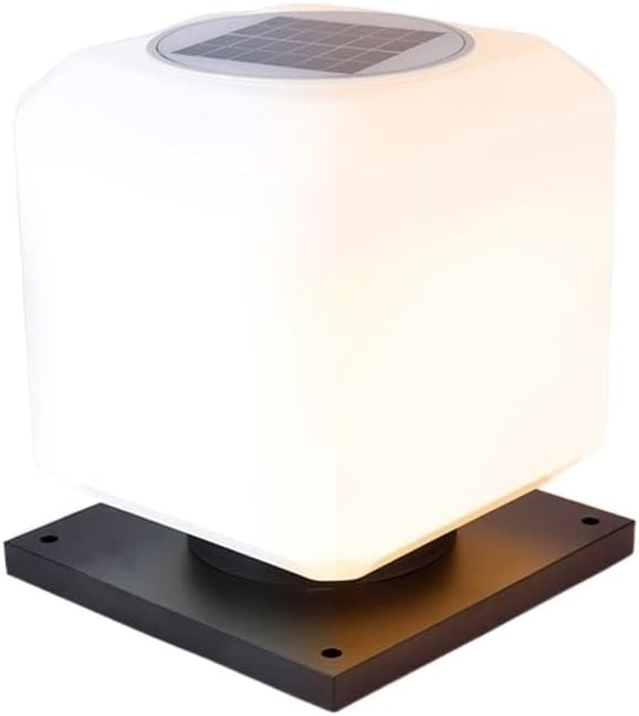 Wasserdichte, elegante Gartenlaterne und Terrassen-Stehlampe, aus Eisen, energieeffizient, so angetrieben, Landschaftsbeleuchtung und Veranda-Dekor
