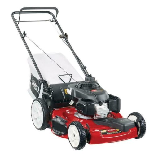 Self-propelled gas mower. 22-inch 170cc OHV engine high-wheel RWD 3-in-1 with height adjustment. oil included
