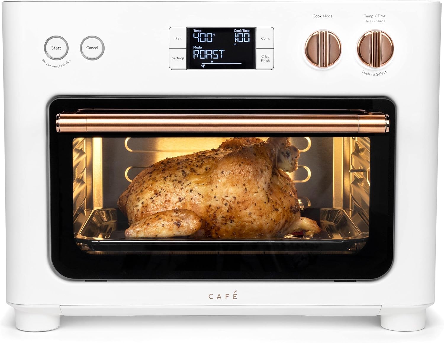 2025 Matte White Oven with Air Fry, 14-in-1 Cooking Modes, Wifi-Enabled