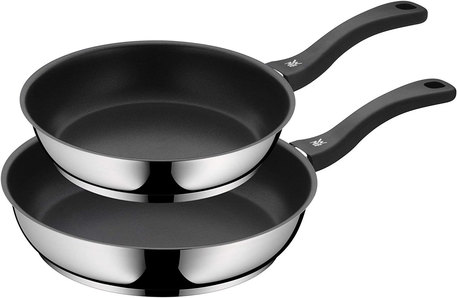 WMF Kult X Doppel- Induktionskochfeld 2 Platten, Kochplatte bis 28 cm, 2 Kochzonen, 8 Stufen, Topferkennung,Touch-Display, Glaskeramik, Timer-Funktion, 3500 W