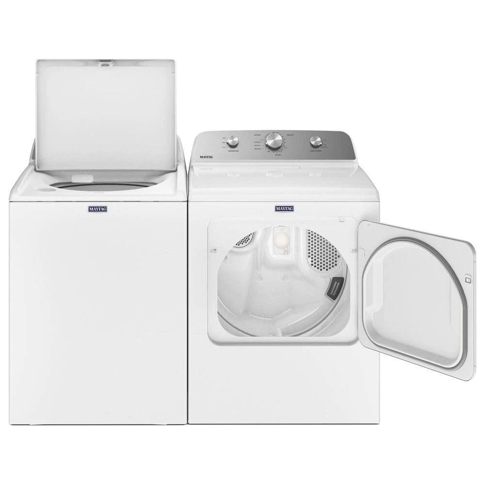 2025 Maytag - 7.0 Kubieke Voet Elektrische Droger met Krumpreventie - Wit