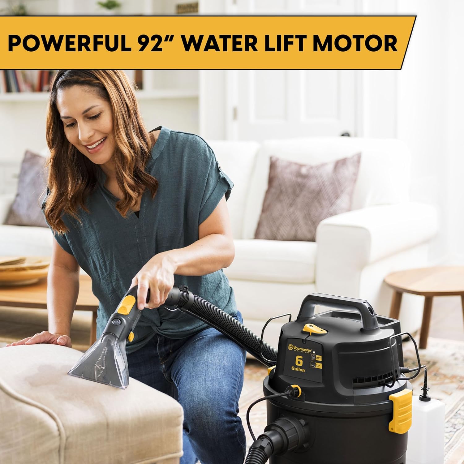 Vacmaster 3-in-1 Wet/Dry/Upholstery Shampoo Vacuum Cleaner