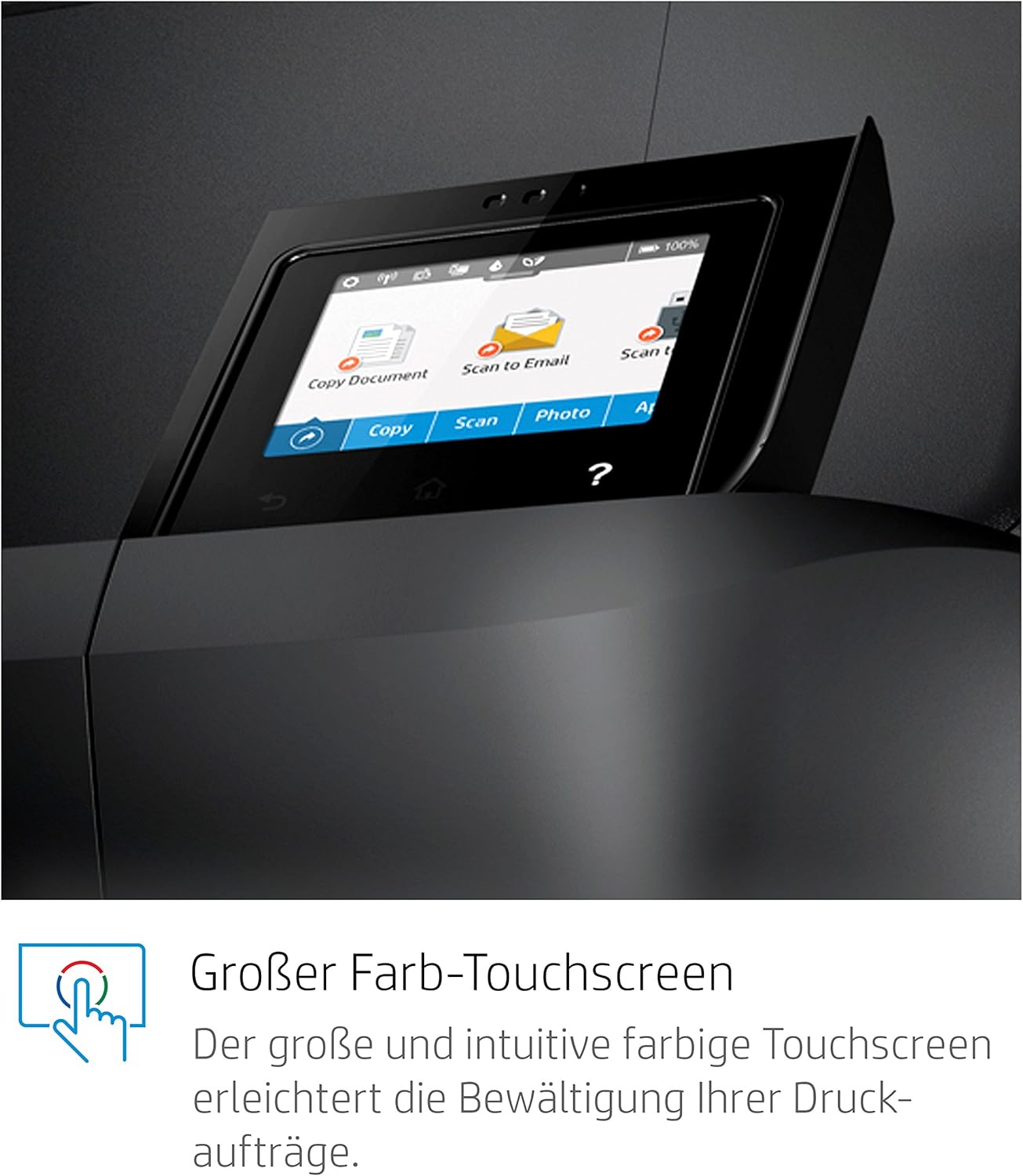 HP OfficeJet 200 Mobiler Tintenstrahldrucker (A4, Drucker, WLAN, HP ePrint, Airprint, USB, 4800 x 1200 dpi) schwarz