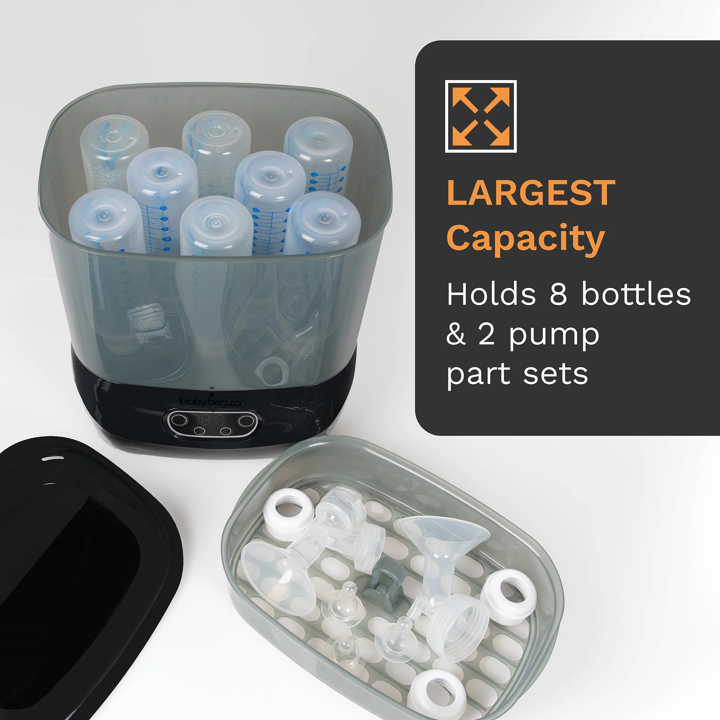 One Step? Babyfles Sterilisator en Droger Geavanceerd - Elektrische Stoomsterilisator met HEPA-filter