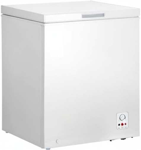 Hisense MCF142F Gefriertruhe, LED-Beleuchtung außen, sehr leise, 40 dB, 142 Liter, Abmessungen 62,5 x 55,9 x 85,4 cm, Klasse F