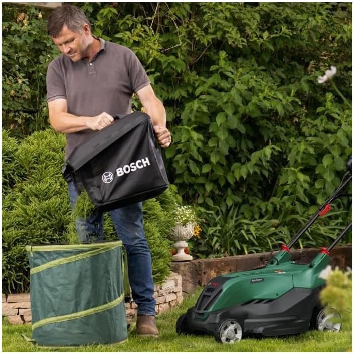 Bosch leistungsstarker Akku-Rasenmäher AdvancedRotak 36V-44-750 (zum Rasenmähen, 36-Volt-System, Schnittbreite: 44 cm, Set, mit 1x 4.0 Ah- Akku und Ladegerät)
