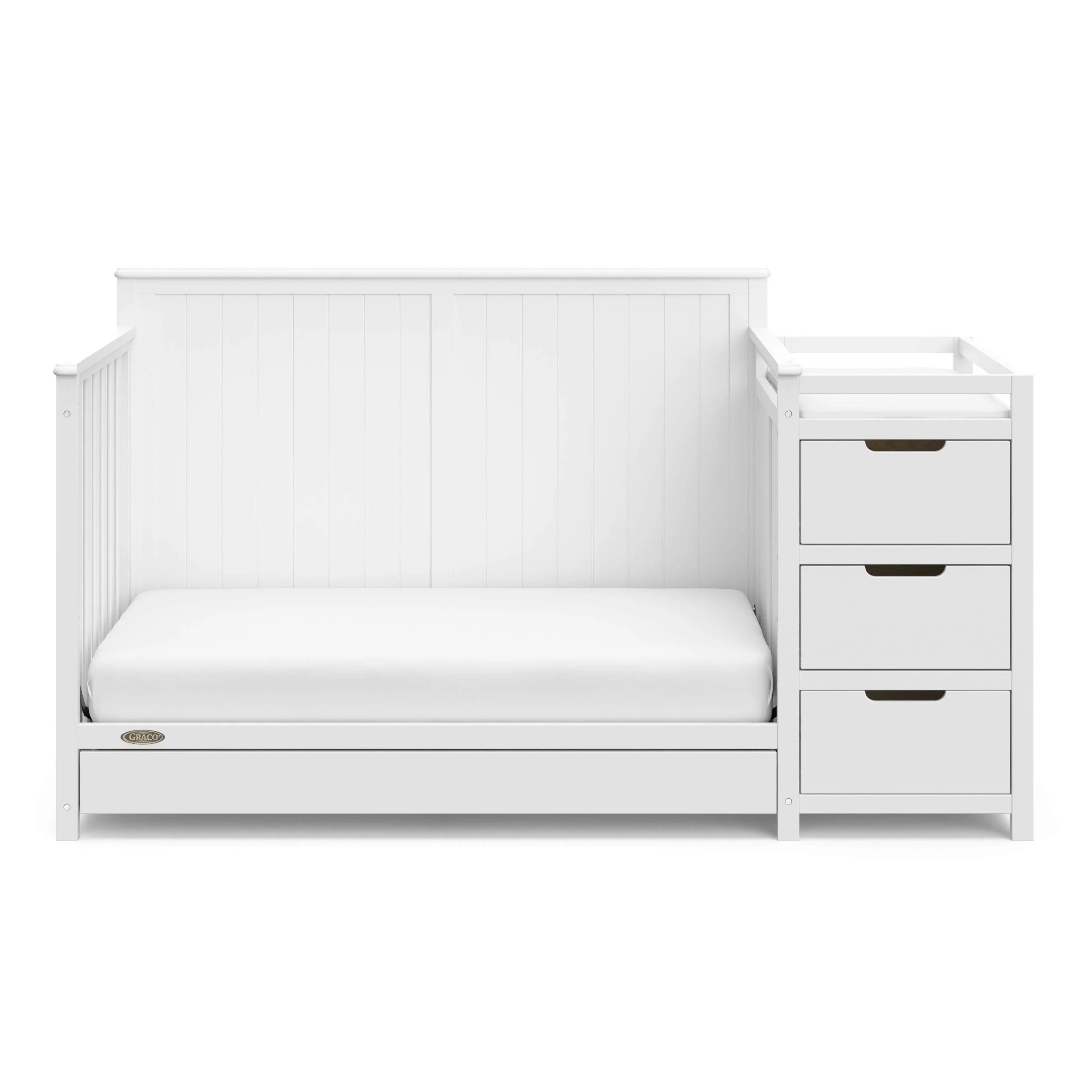 Graco Hadley 5-in-1 Convertible Crib with Changing Table and Drawer