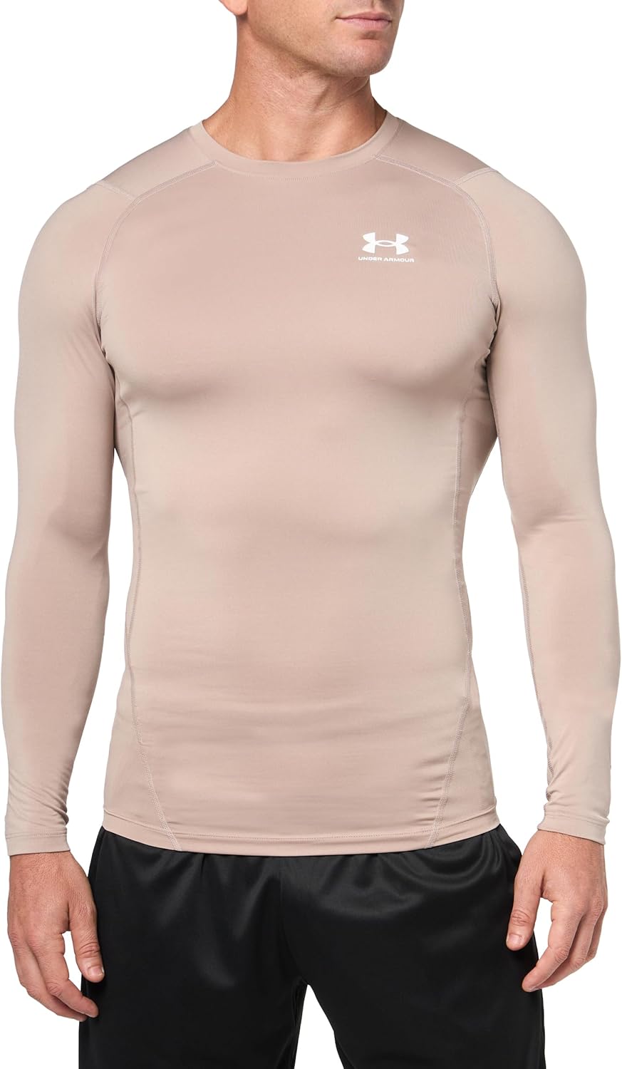 Under Armour Men's Ua Hg Armour Comp Ls Long-Sleeve Sports Top, Breathable Long-Sleeved Top for Men (Pack of 1)