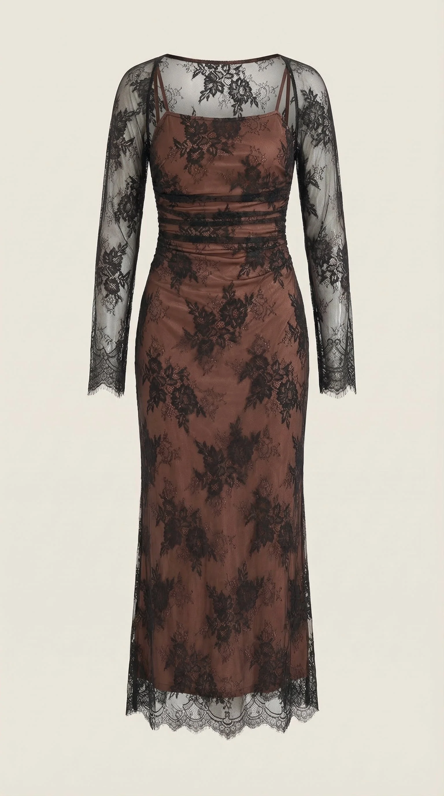 Spitzen-Maxikleid