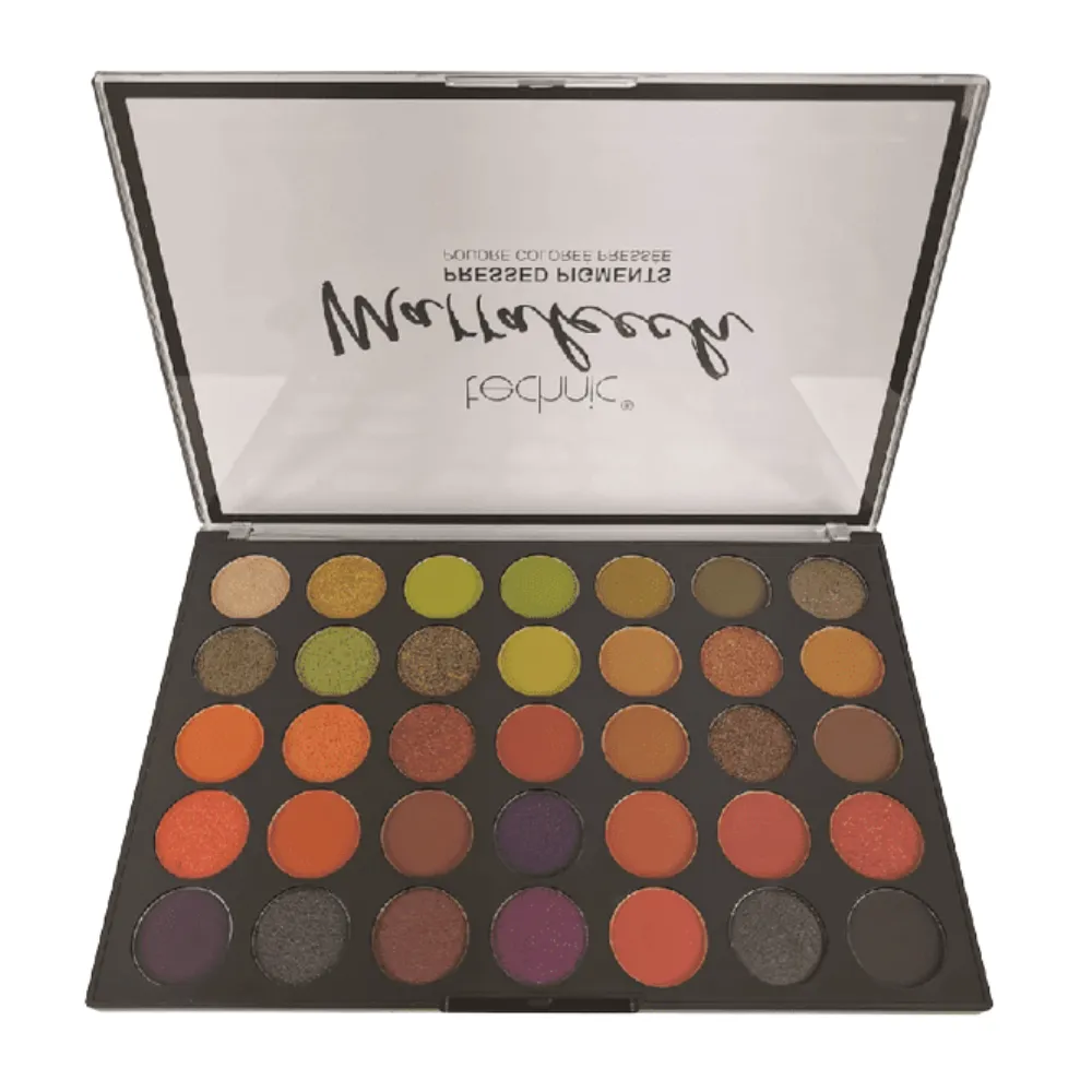 Technic Pressed Pigment Palette Marrakech a?? 15 Bold & Vibrant Shades