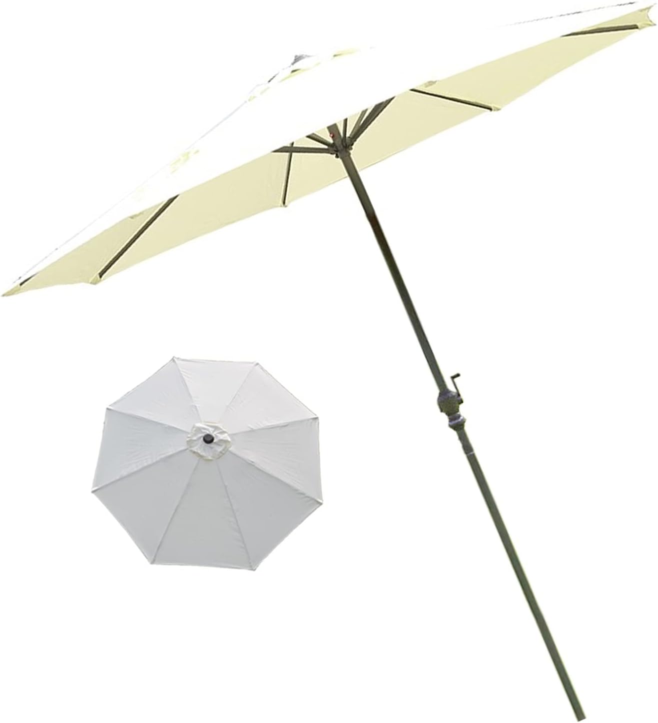 Tischschirm für den Außenbereich, Sonnenschirmabdeckung, Sonnenschutz, winddichter Sonnenschutz, Lüftungsschirme, für Gartenpool, Balkondeck, neigbarer Sonnenschirm good