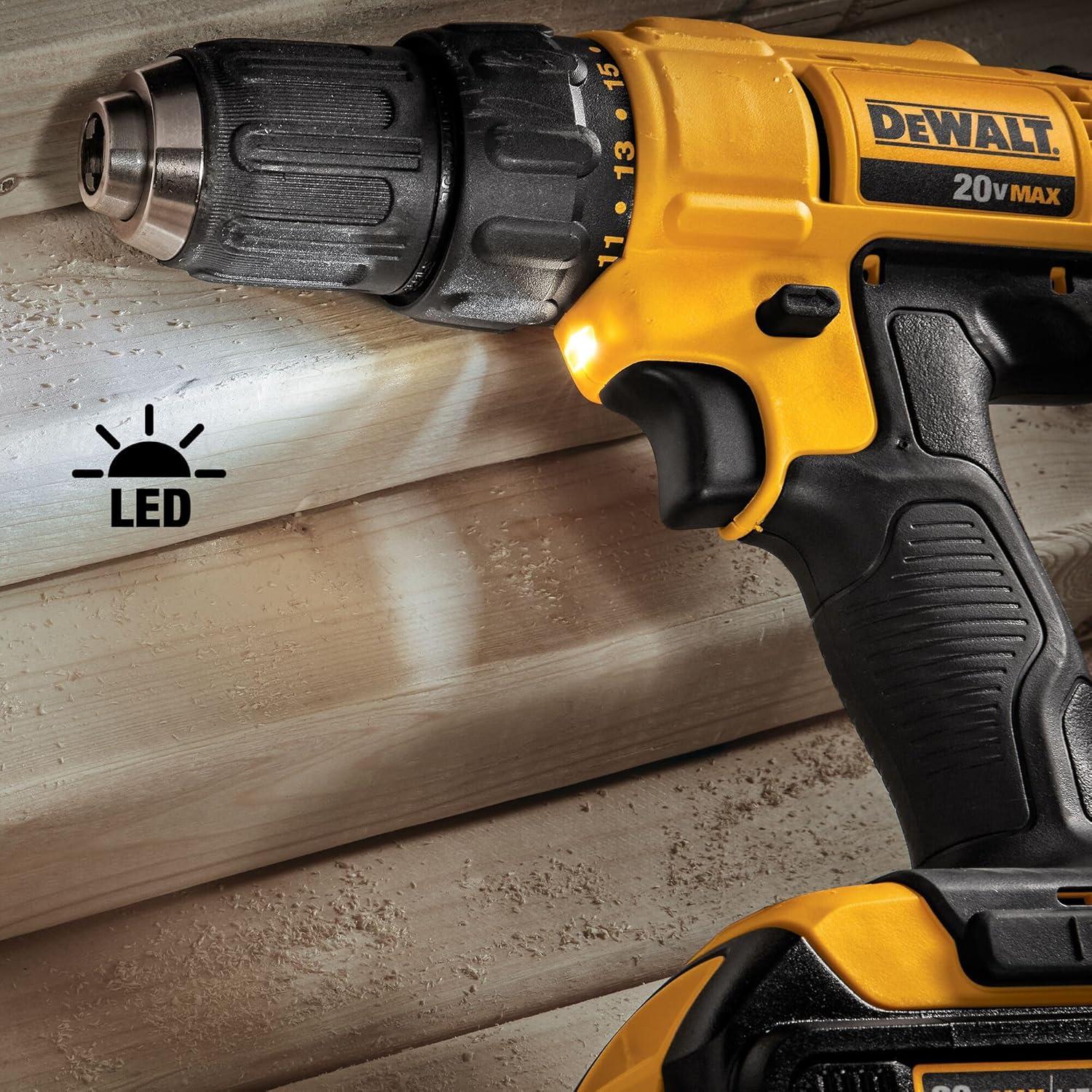 20V MAX Cordless Drill and Impact Driver. Power Tool Combo Kit with 2 Batteries and Charger