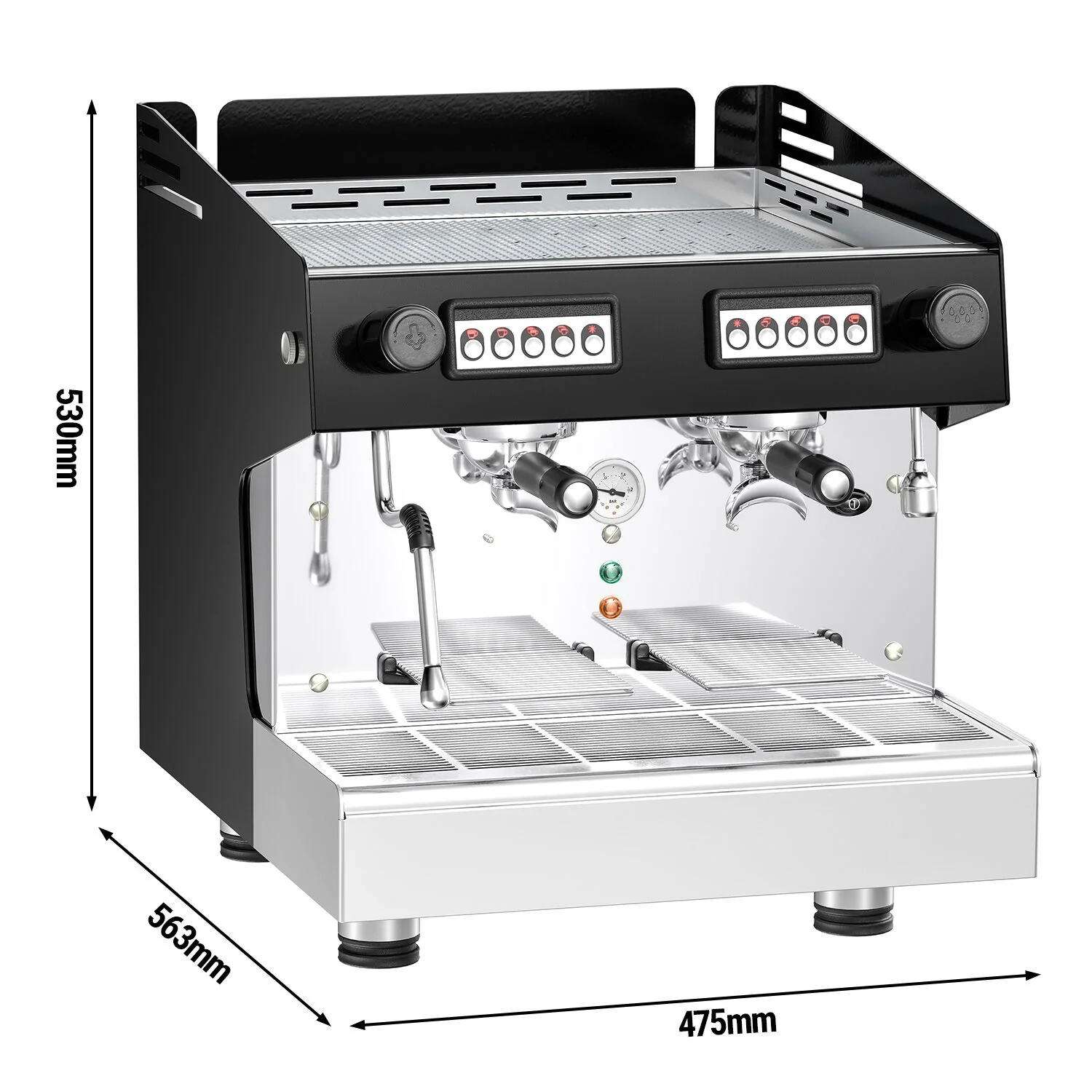 Espressomaskin - kompakt 2 Gruppe