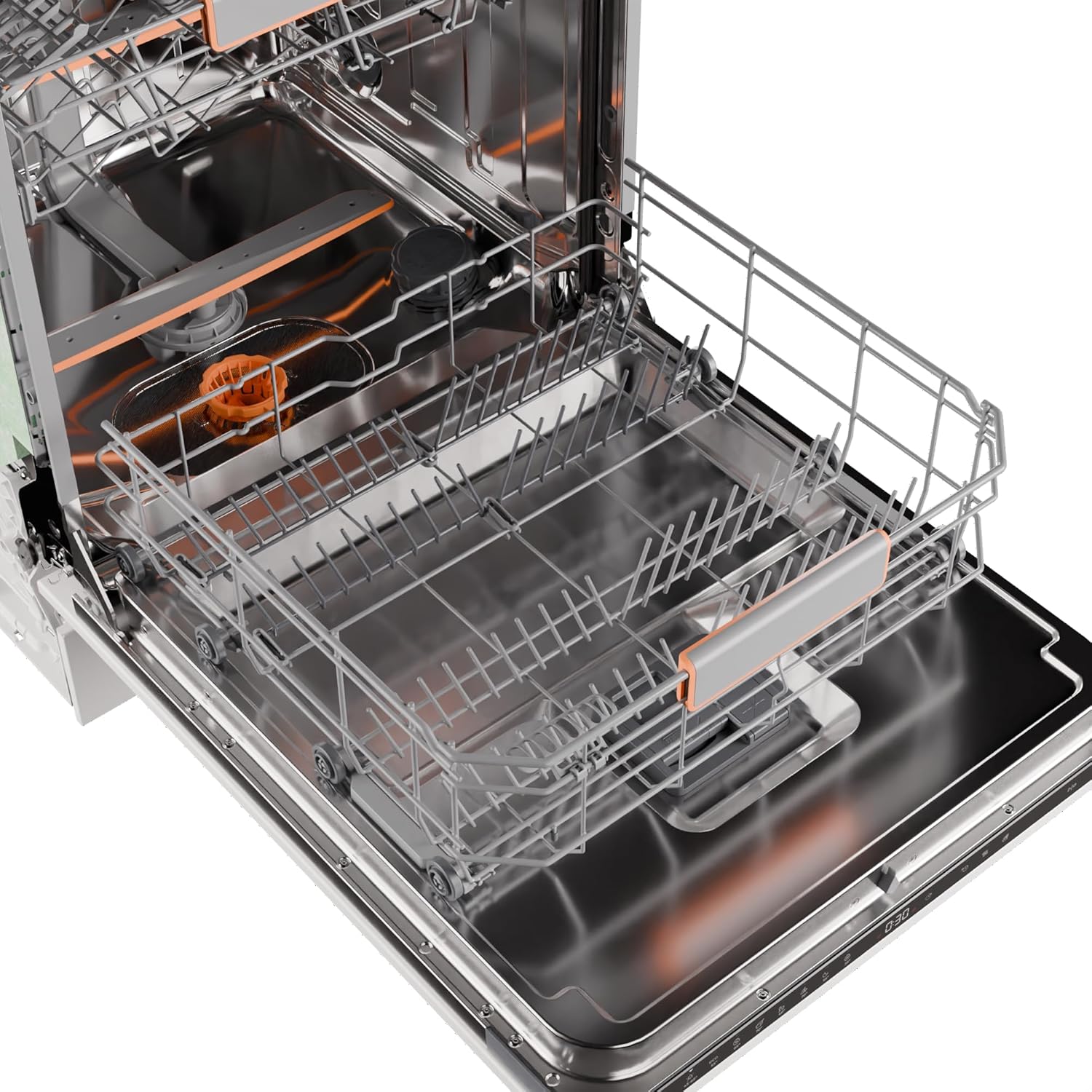 Gorenje GV663A66 Geschirrspüler/Einbaugerät FRONT NICHT ENTHALTEN/Made in EU/60 breite/16 Maßgedecke/8 Programme/TotalDry/Nachtprogramm/Status LED Licht/EEK: A-10%/Einbaumaße (HxBxT): 82 x 60 x 55,5cm