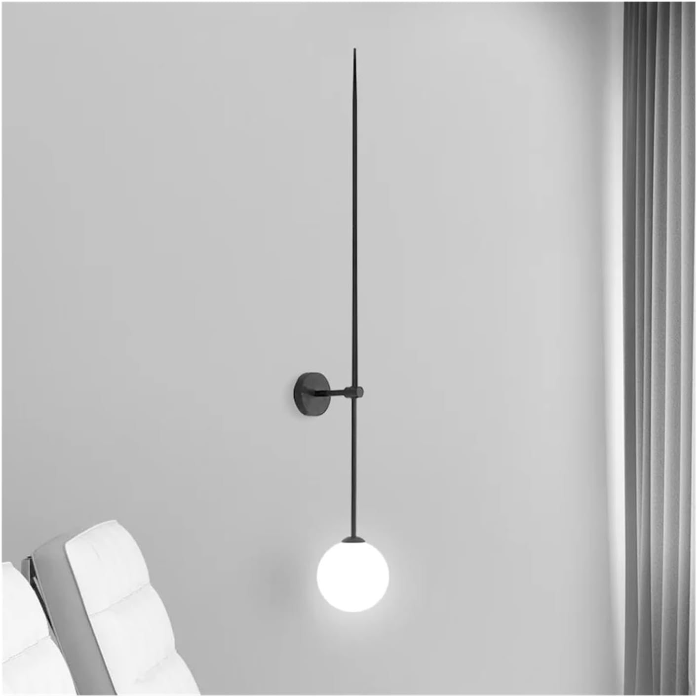 Wandleuchte, Kunstbeleuchtung for Wohnzimmer, Schlafzimmer, Bars, Restaurants und Treppenhäuser(Warm White,75CM a)